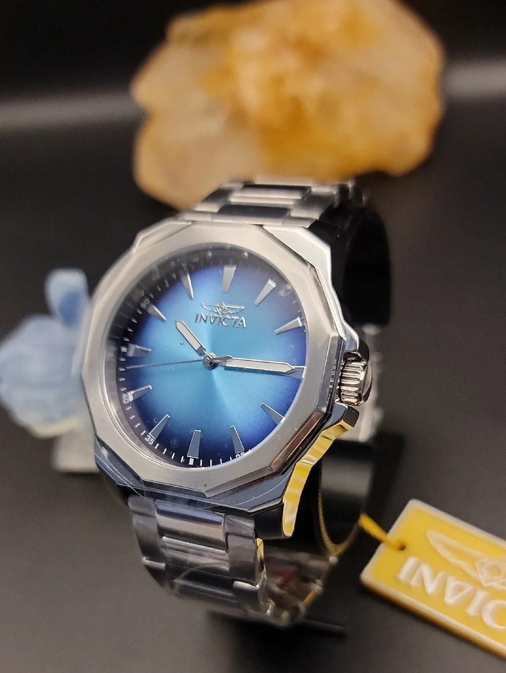 NWT 50989 Invicta Speedway Dominus Men's 42mm Watch Amazing Blue Gradient Dial
